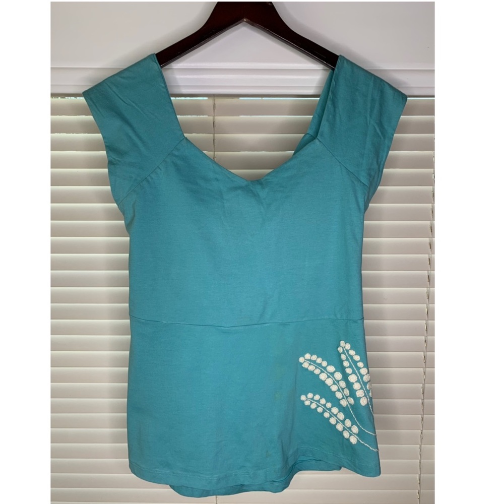 NWT Synergy Organic Cotton Open-Back Top XL